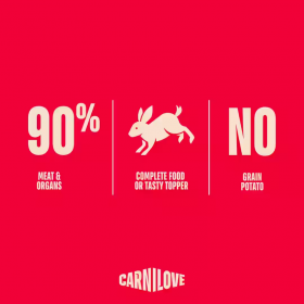 Супер премиум пауч в  сос за подрастващи котенца Carnilove Rabbit with Marigold със заешко и пуешко месо и невен 85 гр